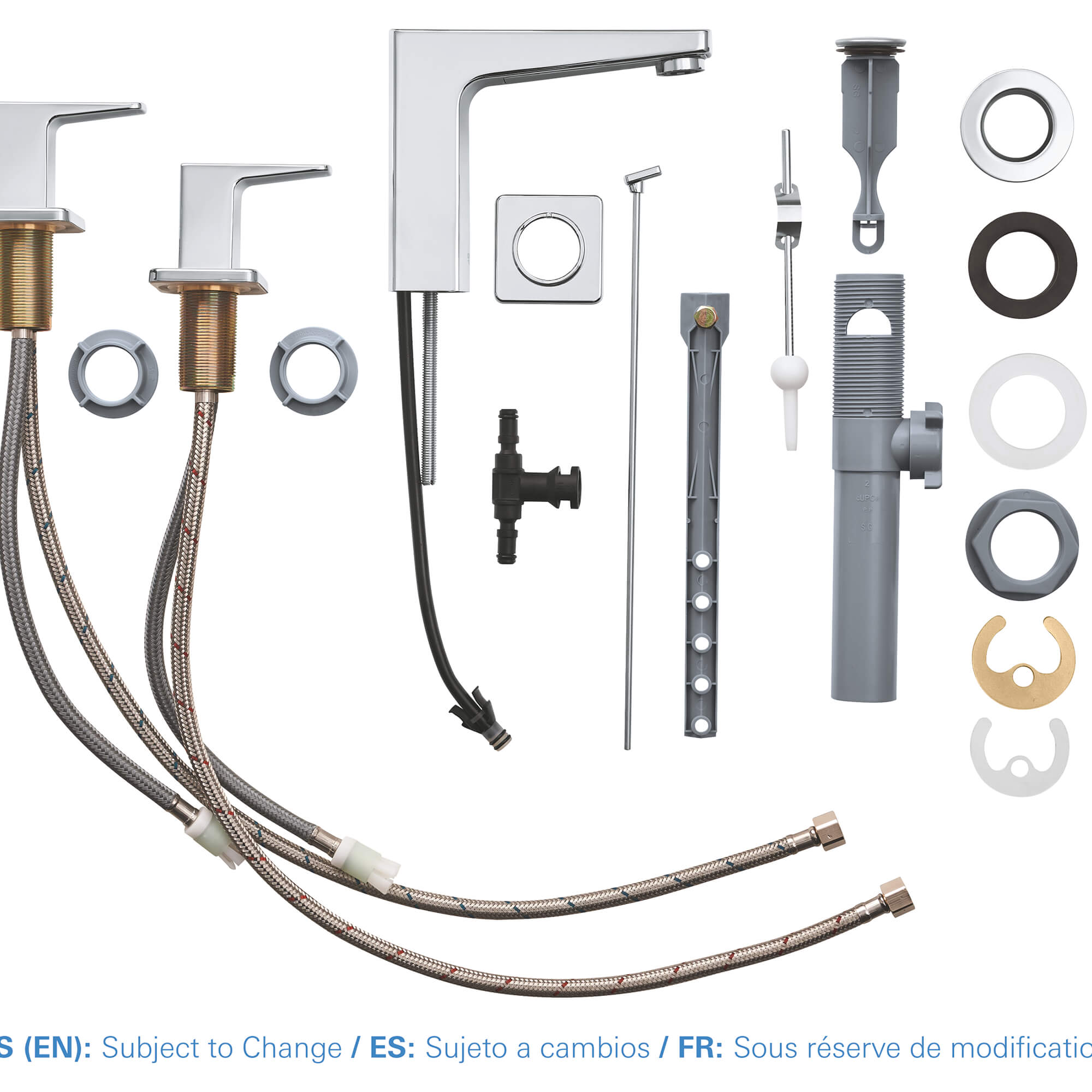 2Handle 8" Widespread Bathroom Faucet